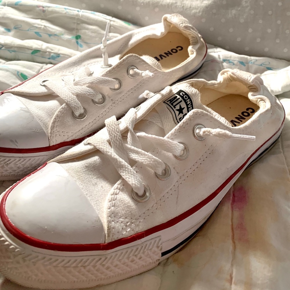 Converse All Star White Slip Ons